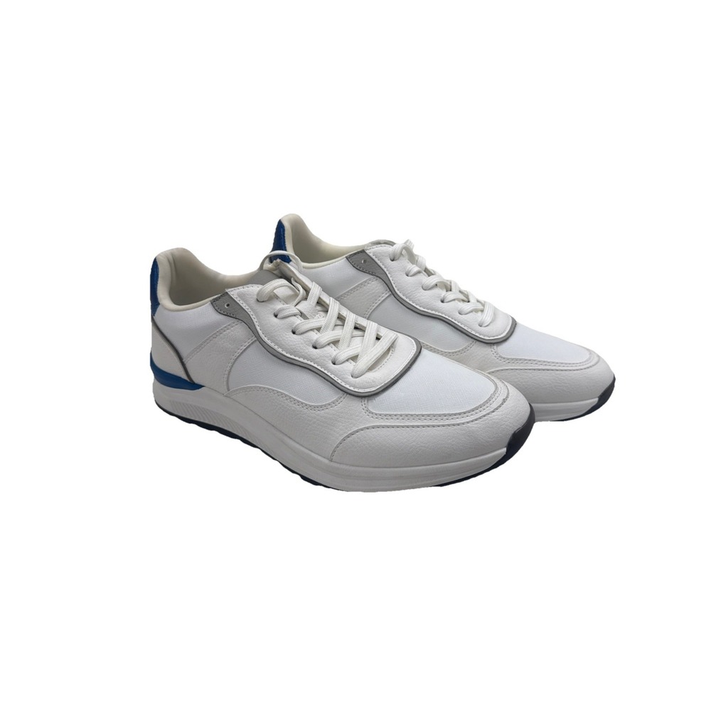 Aldo Men's Designer‎ White Leather Tennis Sneakers Shoes - Men's Size 12- NEW
